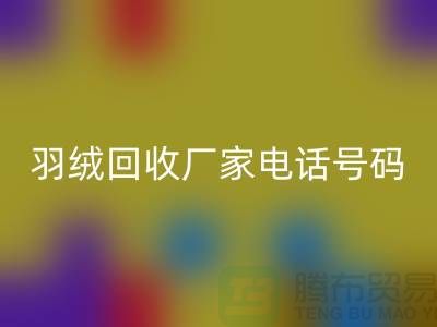 羽絨回收廠家電話號碼遍布全國-業內人士紛紛報價-上海騰布貿易