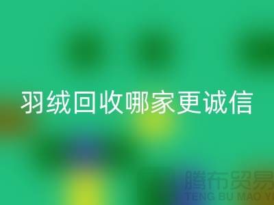 ### 揭秘上海羽絨回收廠家：哪家更誠信？騰布貿易ShtengHu.com