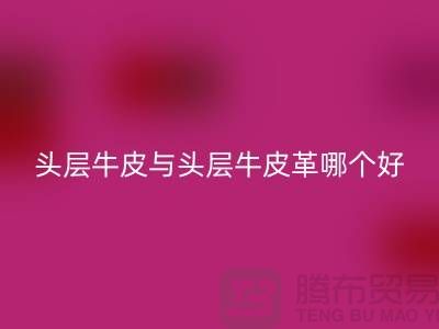 # 頭層牛皮與頭層牛皮革哪個好？舉例說明！