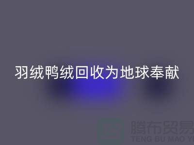 羽絨鴨絨回收為地球獻(xiàn)出一份愛(ài)心，讓溫暖傳遞-羽絨回收廠家